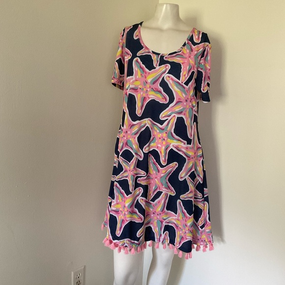 Simply Southern Beach Starfish Dress S - Picture 1 of 5